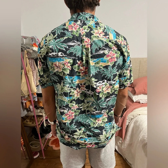 MENS aloha button up - Picture 7 of 16